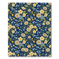 Midnight Daisy and Primrose Garden Floral Rug