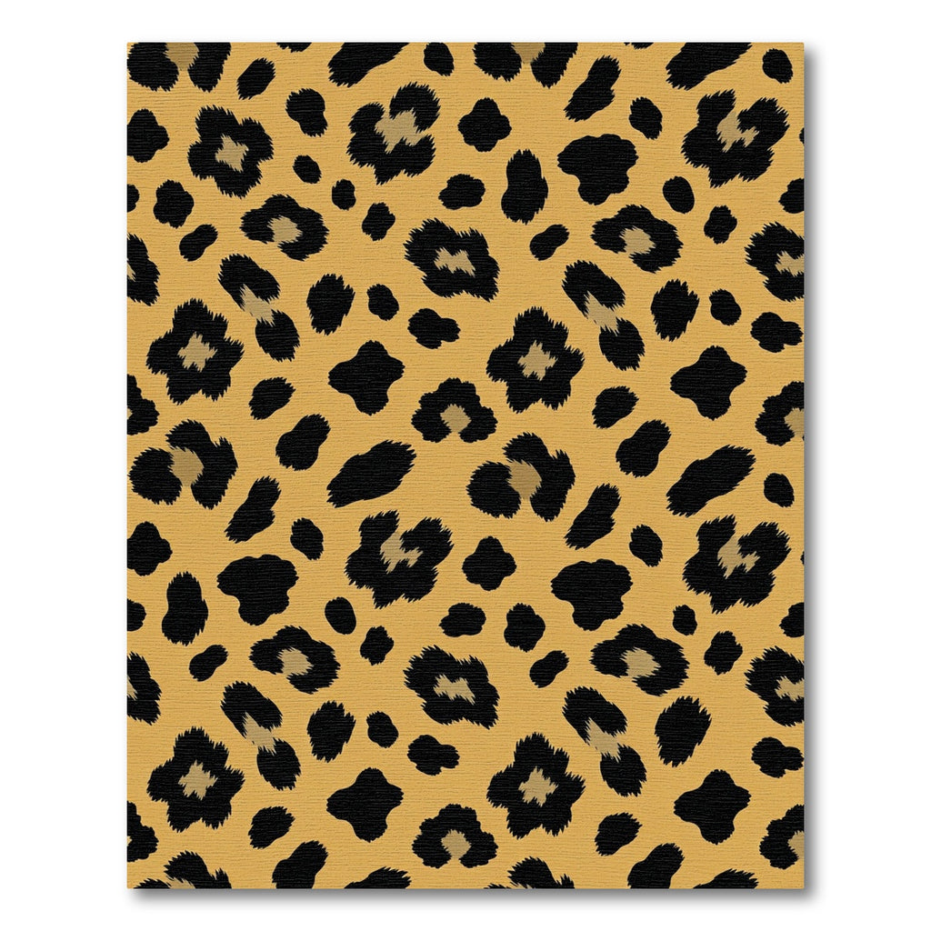 Golden Yellow Leopard Spots Rug