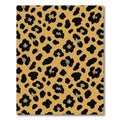 Golden Yellow Leopard Spots Rug