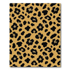 Golden Yellow Leopard Spots Rug