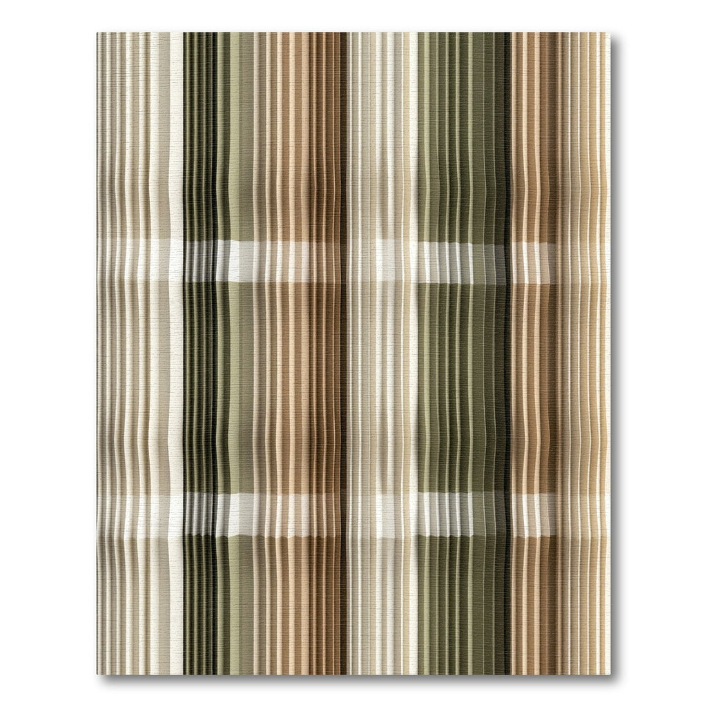 Earthy Toned Vertical Ribbed Texture Rug