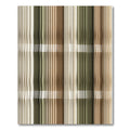 Earthy Toned Vertical Ribbed Texture Rug
