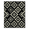 Monochromatic Tribal Diamond Native Rug