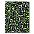 Verdant Circles Of Foliage Rug
