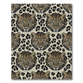 Leopard Spots And Faces Repeat Rug
