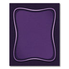 Deep Purple Organic Contour Rug