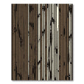 Earthy Grunge Vertical Stripes Rug