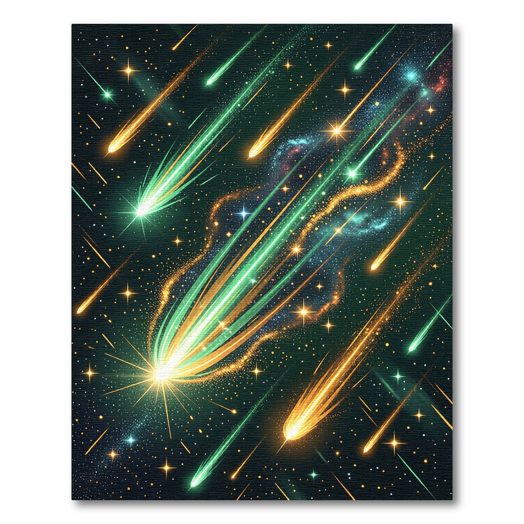 Cosmic Interstellar Streaming Meteor Glow Rug
