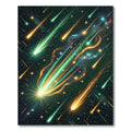 Cosmic Interstellar Streaming Meteor Glow Rug