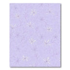 Light Purple Floral Swirls Rug