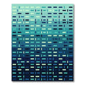 Gradient Blue Abstract Dash Rug