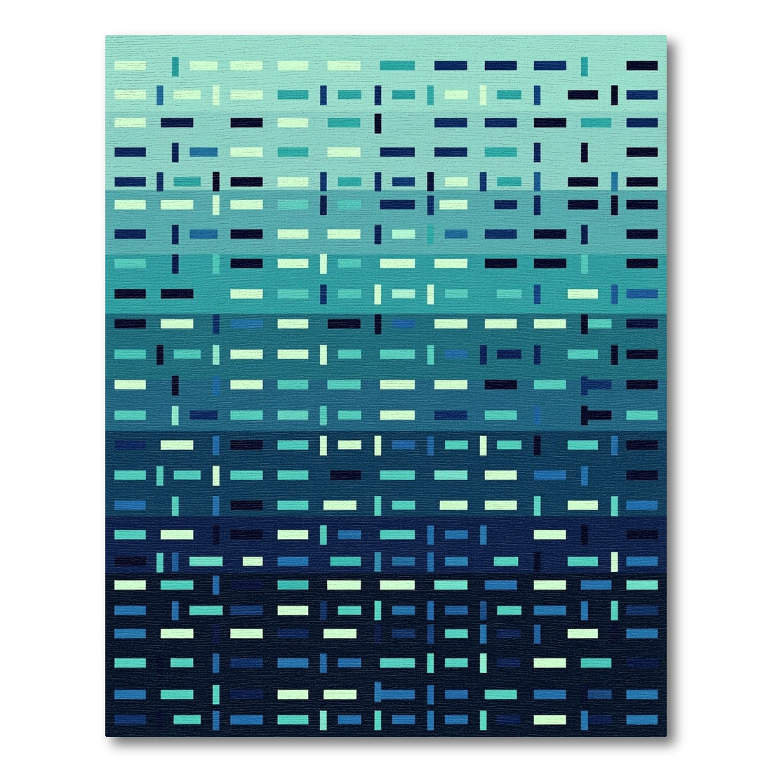 Gradient Blue Abstract Dash Rug
