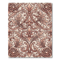 Ornate Rose Scrollwork Vine Rug