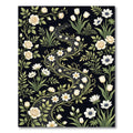 Cream floral vine meandering river Rug