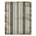 Distressed Gray Cream Vertical Stripes Rug