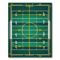 Athletic Field Green Grid Area Rug