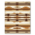 Earthy Southwestern Geometric Horizon Band Rug