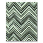 Green Subtle Chevron Stripe Rug