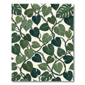 Emerald Heart Leaf Vine Rug