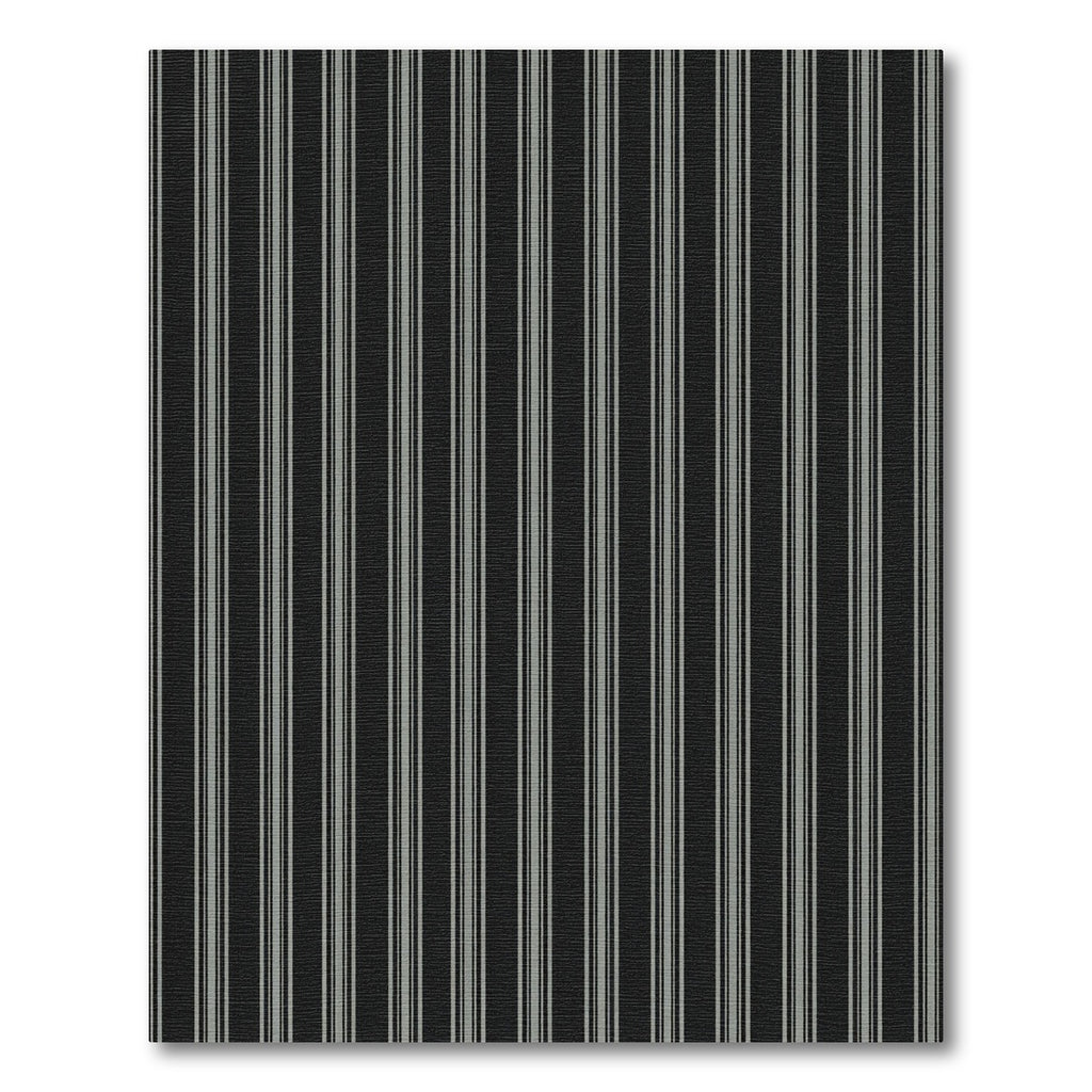 Dark Gray Vertical Double Stripe Rug