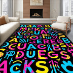Bold Alphabet Soup Fun Rug