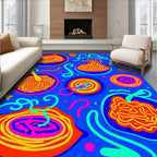 Whimsical Foodie Swirls And Loops Rug