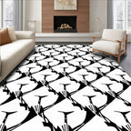 Monochromatic Abstract Angular Cascade Rug