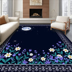 Celestial Garden Moonlit Bloom Rug