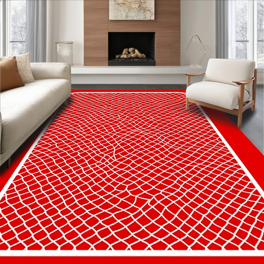 Crimson Netting Organic Overlay Rug