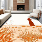 Coastal Lighthouse Starfish Beach Rug