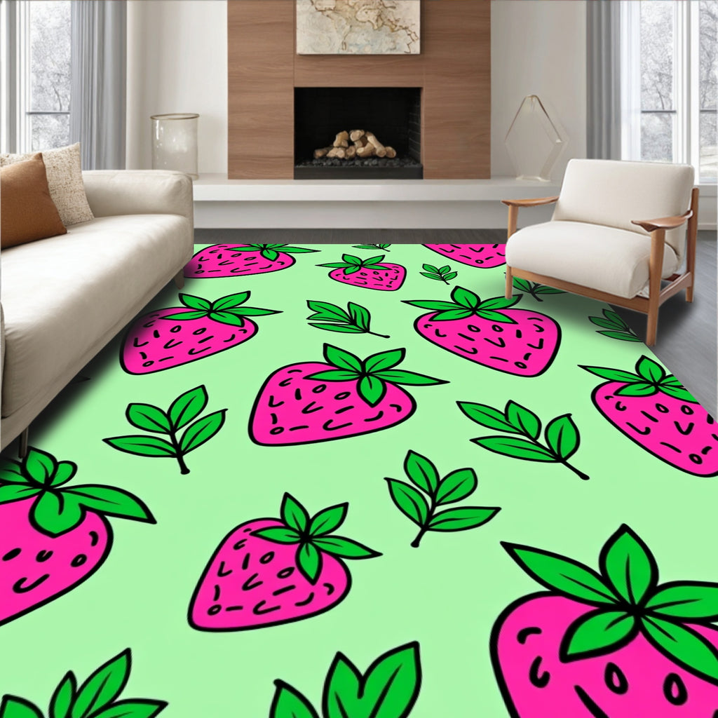 Sweet Berry Patch Garden Rug