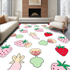 Sweet Strawberry Cloud Garden Rug