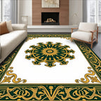 Emerald Gold Ornate Central Sun Rug