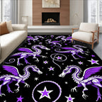 Purple Dragon Starry Night Rug