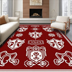 Regal Crimson Emblem Collection Rug