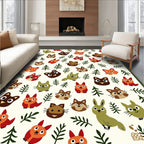 Woodland Friends Animal Forest Rug