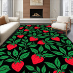 Red Strawberry Botanical Garden Rug