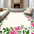 Pink Blossom Garden Vine Rug