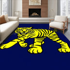 Bold Yellow Tiger Stripe Rug