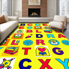 Alphabetical Bright Blocks Rug