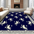 Cosmic Cream Banana Star Jam Rug