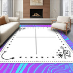 Psychedelic Swirl Star Cluster Rug