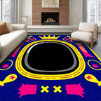 Royal Crown Starburst Oval Rug