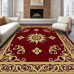 Gilded Ornate Bloom Border Rug