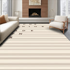 Brown Alphabet Row Rug
