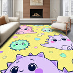 Cute Kawaii Dinosaur Cartoon Theme Rug