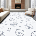 Doodle Creature Starry Night Companions Rug
