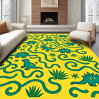 Cute Dinosaur Jungle Play Rug