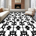 Monochromatic Tribal Geometric Lattice Rug