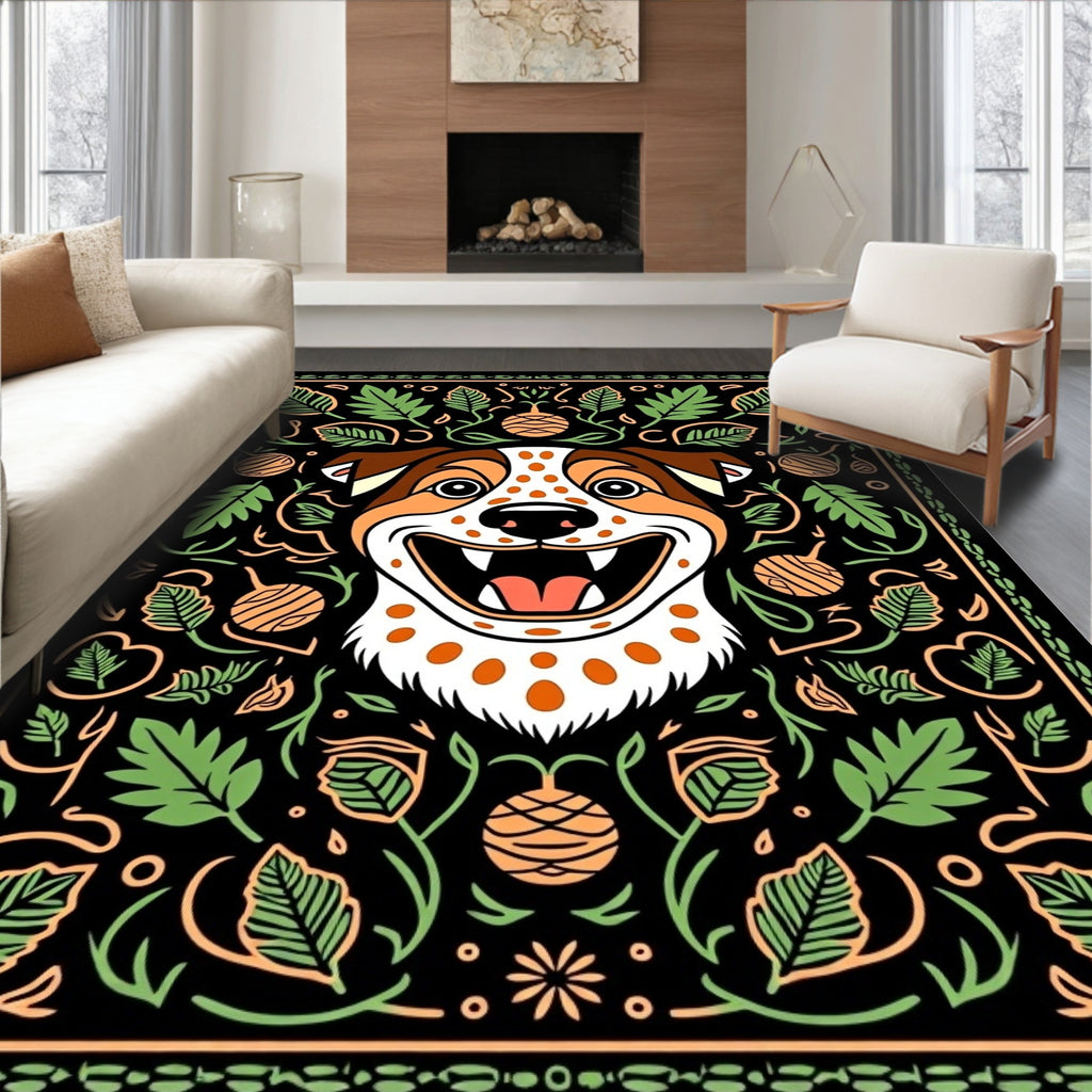 Joyful Dog Botanical Garden Rug